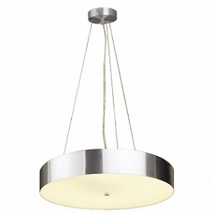 Istu светильник подвесной с эмпра для ламп т8-ring 32вт и 40 вт, алюминий / стекло матовое