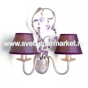 Настенный светильник KALIKA 1095/02AP серебристо-фиолетовый