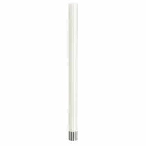 Light pipe светильник ip44 c fortimo integrated spot 13вт, 2700к, 600lm, матир.алюминий/ белый акрил
