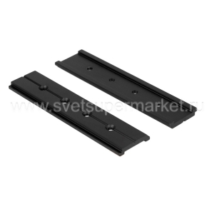 Соединительная планка для магнитных треков Magnet track 48V Line connector black Italluce