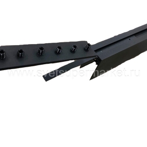 Прямой линейный жесткий непитающий коннектор Magnet track Line connector black Italluce