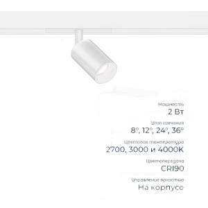 Микро светильник Syprocom Lighting  Pint Fix 2W White