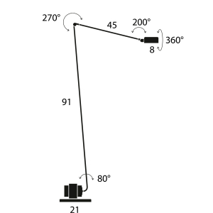 Напольный светильник DAPHINE TERRA LED MATT WHITE Lumina изображение 2