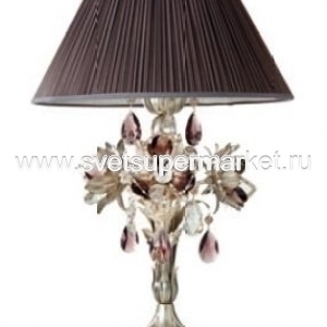 Настольная лампа PAT 2457/01BA серебристо-коричневый