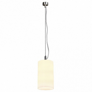 Perri светильник подвесной для лампы e27 75вт макс., алюминий / стекло белое