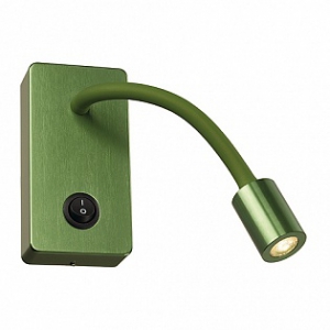 Pipoflex светильник накладной с выключателем и powerled 4вт (4.6вт), 3000к, 200lm, зеленый