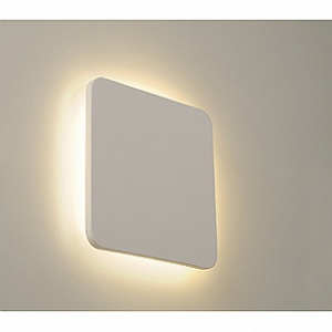 Plastra square светильник накладной с 48 led, 3000k, 715lm, белый гипс