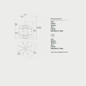 Подвесной светильник Axia Sospensione Lodes изображение 3