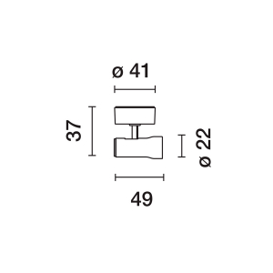 Потолочный светильник  Sipario LV Ø22 Base - Class III - 3000K - Medium - Lens  изображение 2