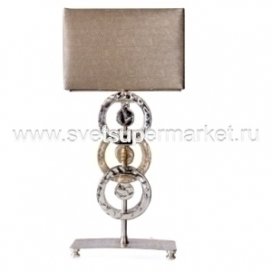 Настольная лампа RINGS 2389/01BA серо-золотой