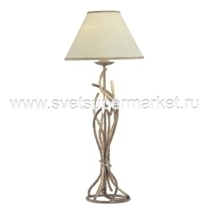 Настольная лампа SAVANA 2198/01BA бело-коричневый