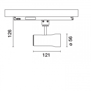 Трековый светильник SIPARIO Ø56 spotlight - DALI - Medium изображение 2