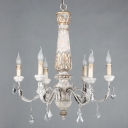 Люстра  Vintage Wood Chandelier