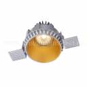 Безрамочный светильник Syprocom lighting Moon COB Gold