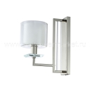 Настенный светильник NICOLAS AP1 NICKEL/WHITE Crystal Lux