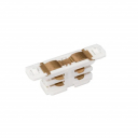 Питающий потайной коннектор Shop track live connector white