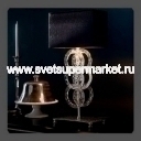 Настольная лампа RINGS 2375/01BA серебристо-черный