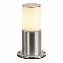 Rox acryl pole 30 светильник ip44 для лампы e27 20вт макс., матированный алюминий/ белый