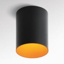 Потолочный светильник Tagora черно-оранжевый с диммером Artemide